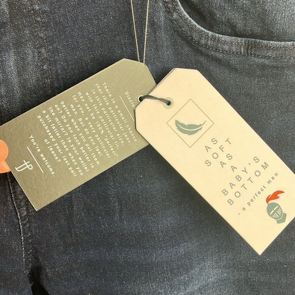 NYC THE PERFECT JEAN DARK WASH BOOTCUT MENS SIZE 38 x 30 NWT - Picture 5 of 16